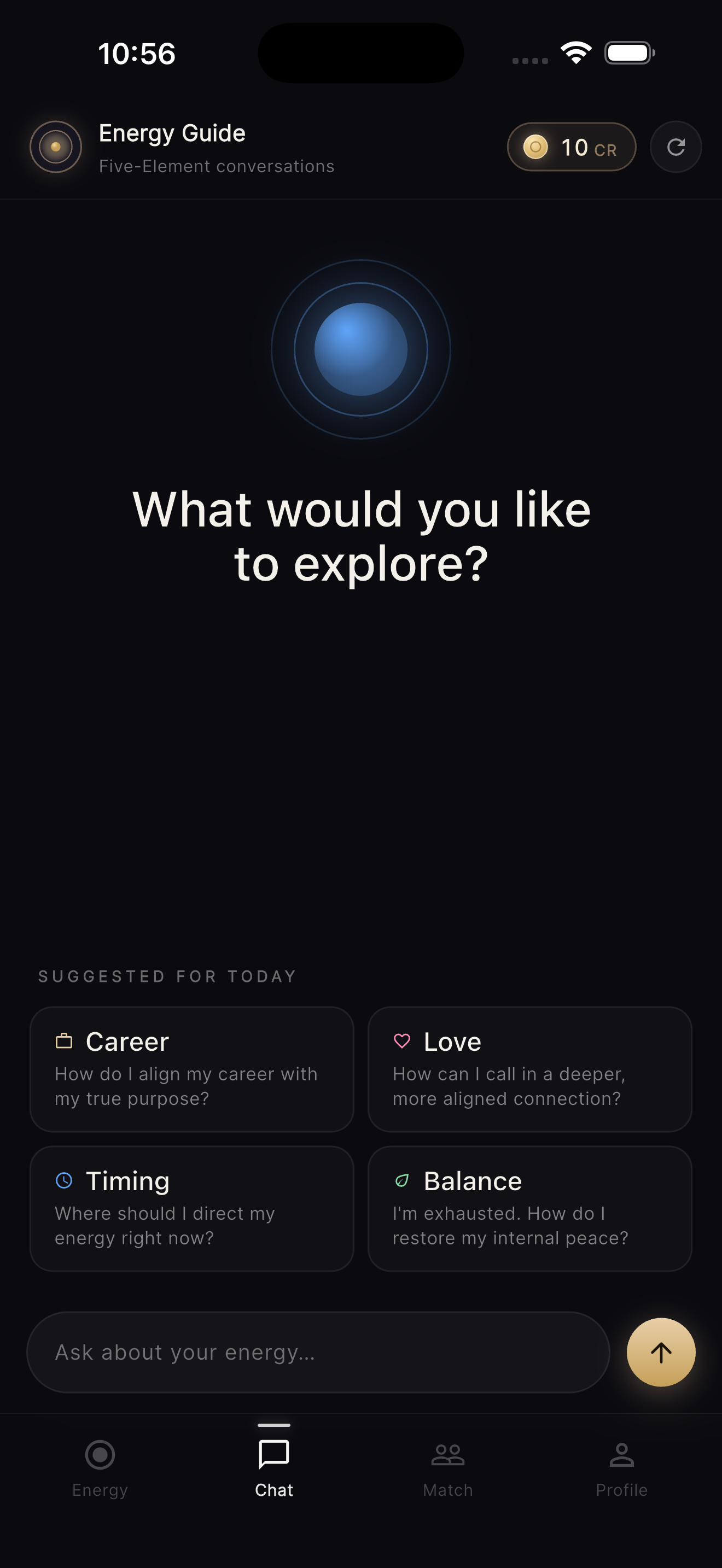 AI 能量向导对话